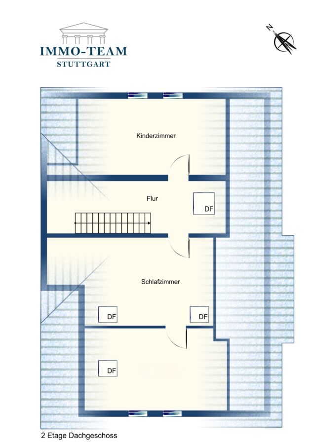 Extravagante 5 Zimmer Maisonettewohnung - sonnige Dachloggia - Carport mit Wallbox - 2. Etage